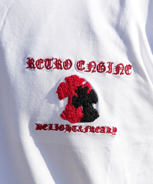 adamsJUGGLER（アダムスジャグラー）の「RTEGシェニールクロスロンティー（Tシャツ/カットソー・メンズ・ホワイト/ブラック・XL/L/M/S/XXL）」の21枚目の写真