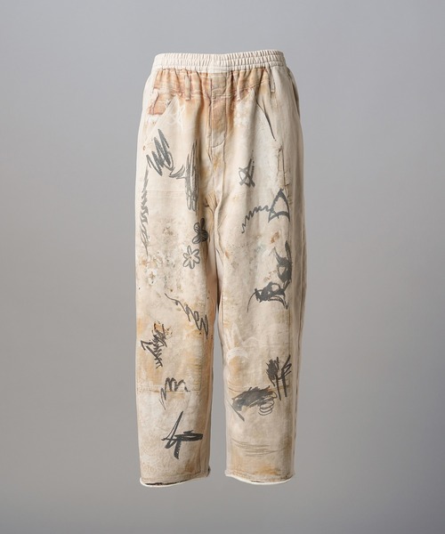 MAISON SPECIAL（メゾンスペシャル）の「《UNISEX》Trompe l'oeil Prime-wide Sweatpants/トロンプルイユプライムワイドスウェットパンツ【MAISON SPECIAL/メゾンスペシャル】（スウェットパンツ・メンズ・ブラック/アイボリー・2/1/0）」の15枚目の写真