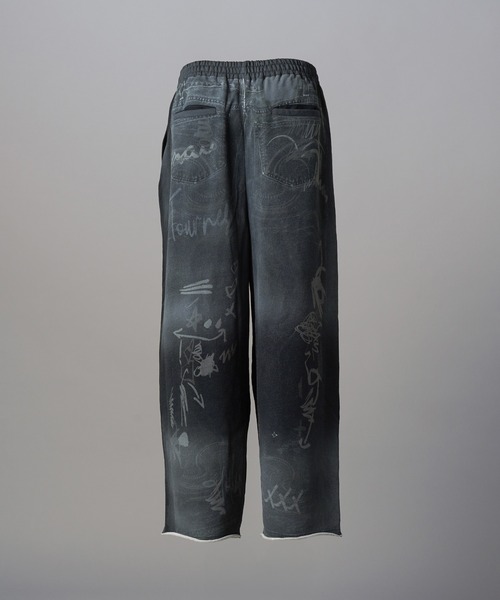 MAISON SPECIAL（メゾンスペシャル）の「《UNISEX》Trompe l'oeil Prime-wide Sweatpants/トロンプルイユプライムワイドスウェットパンツ【MAISON SPECIAL/メゾンスペシャル】（スウェットパンツ・メンズ・ブラック/アイボリー・2/1/0）」の18枚目の写真