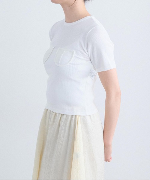 I am I in fact...(アイアムアイインファクト)の「_COCORO TEE(Tシャツ/カットソー・レディース・ブルー/ブラック/ホワイト・FREE)」の12枚目の写真