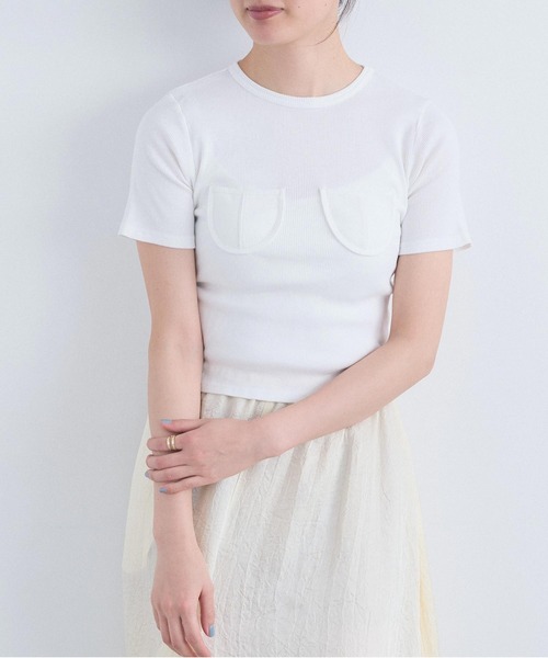 I am I in fact...(アイアムアイインファクト)の「_COCORO TEE(Tシャツ/カットソー・レディース・ブルー/ブラック/ホワイト・FREE)」の13枚目の写真