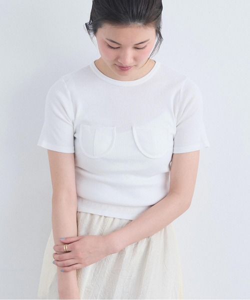 I am I in fact...(アイアムアイインファクト)の「_COCORO TEE(Tシャツ/カットソー・レディース・ブルー/ブラック/ホワイト・FREE)」の9枚目の写真
