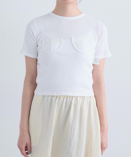 I am I in fact...(アイアムアイインファクト)の「_COCORO TEE(Tシャツ/カットソー・レディース・ブルー/ブラック/ホワイト・FREE)」の22枚目の写真