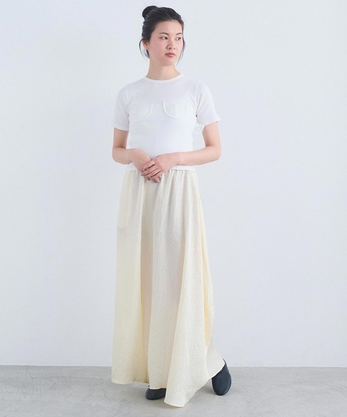 I am I in fact...(アイアムアイインファクト)の「_COCORO TEE(Tシャツ/カットソー・レディース・ブルー/ブラック/ホワイト・FREE)」の14枚目の写真