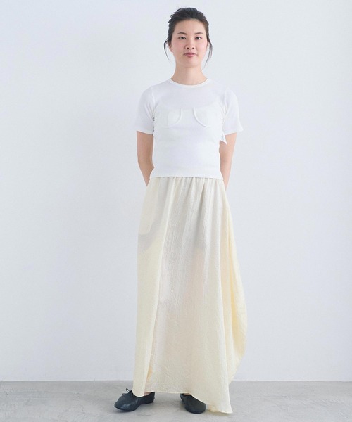 I am I in fact...(アイアムアイインファクト)の「_COCORO TEE(Tシャツ/カットソー・レディース・ブルー/ブラック/ホワイト・FREE)」の19枚目の写真