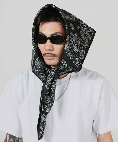 セール】superNova. Big scarf - Bandana jacquard / SN-539A,SN-539B