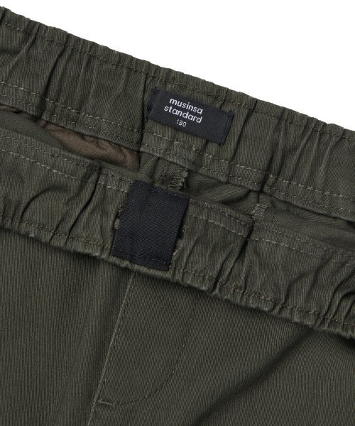 MUSINSA STANDARD KIDS（ムシンサスタンダードキッズ）の「コットンバンディングカーゴジョガーパンツ[カーキ]（スウェットパンツ・レディース・その他・100/110/120/130/140/150/160）」の7枚目の写真