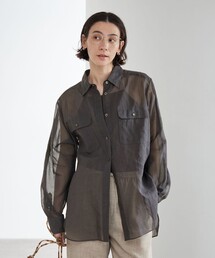 BEAUTY&YOUTH UNITED ARROWS | コットン シアー ワーク シャツ(シャツ/ブラウス)