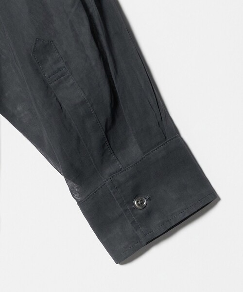 BEAUTY&YOUTH UNITED ARROWS(ビューティーアンドユースユナイテッドアローズ)の「コットン シアー ワーク シャツ(シャツ/ブラウス・レディース・ダークグレー/ライム/オフホワイト・FREE)」の7枚目の写真