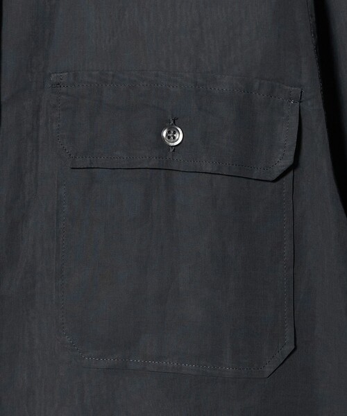 BEAUTY&YOUTH UNITED ARROWS(ビューティーアンドユースユナイテッドアローズ)の「コットン シアー ワーク シャツ(シャツ/ブラウス・レディース・ダークグレー/ライム/オフホワイト・FREE)」の9枚目の写真