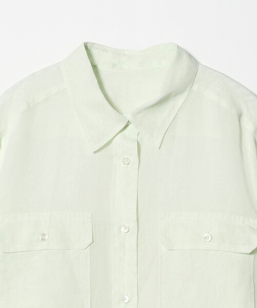 BEAUTY&YOUTH UNITED ARROWS(ビューティーアンドユースユナイテッドアローズ)の「コットン シアー ワーク シャツ(シャツ/ブラウス・レディース・ダークグレー/ライム/オフホワイト・FREE)」の13枚目の写真