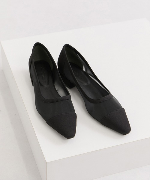 le cercle ADAM ET ROPE'(ルセルクルアダムエロペ)の「シアーパンプス(パンプス・レディース・ブラック系その他/ベージュ系その他・25/24/23)」の4枚目の写真