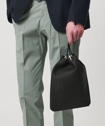 ＜印傳屋上原勇七＞合切袋L/菱菊