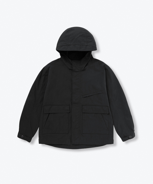 MUSINSA STANDARD KIDS（ムシンサスタンダードキッズ）の「[シティレジャー] CNウィンドブレーカージャケット [ブラック]（ブルゾン・レディース・その他・100/110/120/130/140/150）」の2枚目の写真