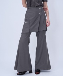 HARE | ZIP2WAYミニスカツキフレアパンツ(HARE)(その他パンツ)