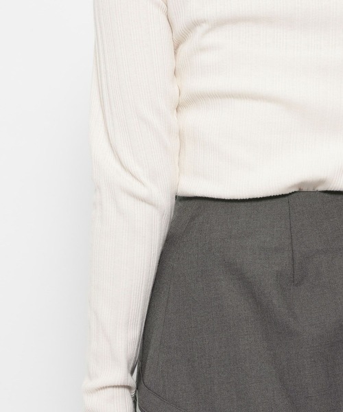 HARE（ハレ）の「ZIP2WAYミニスカツキフレアパンツ(HARE)（その他パンツ・レディース・グレー/ブラック・FREE）」の20枚目の写真