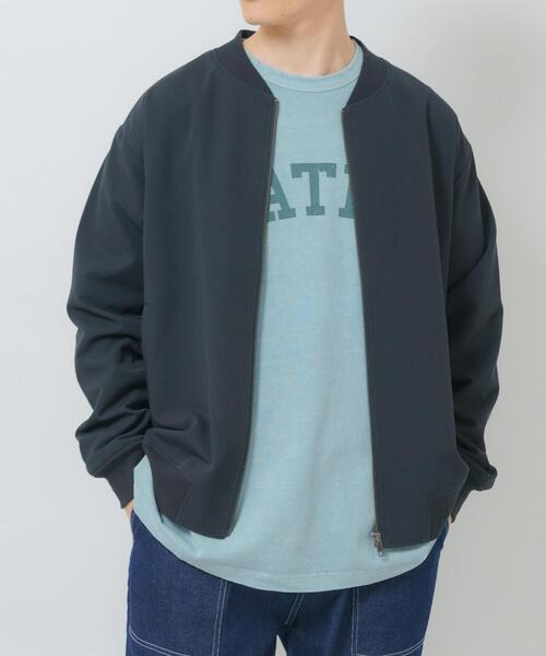 ITEMS URBANRESEARCH（アイテムズ アーバンリサーチ）の「TRストレッチ ジップアップブルゾン（ブルゾン・メンズ・ブラック/ベージュ/グレー・MEDIUM/LARGE）」の5枚目の写真