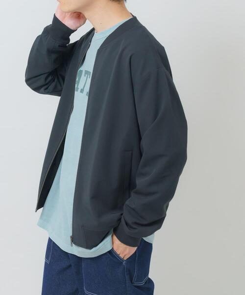 ITEMS URBANRESEARCH（アイテムズ アーバンリサーチ）の「TRストレッチ ジップアップブルゾン（ブルゾン・メンズ・ブラック/ベージュ/グレー・MEDIUM/LARGE）」の6枚目の写真