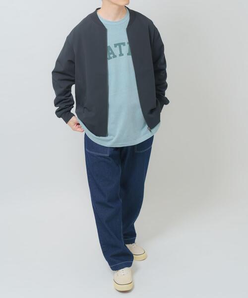 ITEMS URBANRESEARCH（アイテムズ アーバンリサーチ）の「TRストレッチ ジップアップブルゾン（ブルゾン・メンズ・ブラック/ベージュ/グレー・MEDIUM/LARGE）」の7枚目の写真