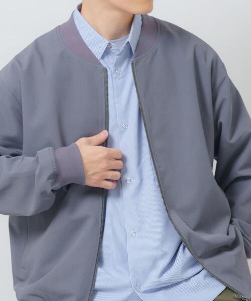 ITEMS URBANRESEARCH（アイテムズ アーバンリサーチ）の「TRストレッチ ジップアップブルゾン（ブルゾン・メンズ・ブラック/ベージュ/グレー・MEDIUM/LARGE）」の10枚目の写真