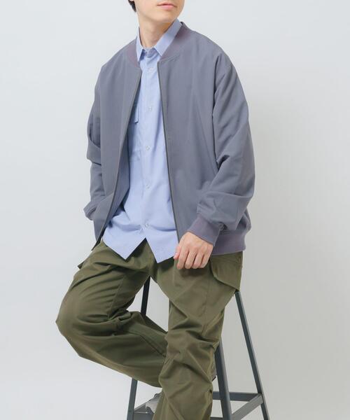 ITEMS URBANRESEARCH（アイテムズ アーバンリサーチ）の「TRストレッチ ジップアップブルゾン（ブルゾン・メンズ・ブラック/ベージュ/グレー・MEDIUM/LARGE）」の11枚目の写真