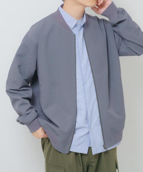 ITEMS URBANRESEARCH（アイテムズ アーバンリサーチ）の「TRストレッチ ジップアップブルゾン（ブルゾン・メンズ・ブラック/ベージュ/グレー・MEDIUM/LARGE）」の13枚目の写真