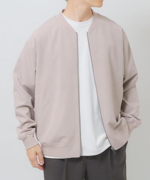 ITEMS URBANRESEARCH（アイテムズ アーバンリサーチ）の「TRストレッチ ジップアップブルゾン（ブルゾン・メンズ・ブラック/ベージュ/グレー・MEDIUM/LARGE）」の21枚目の写真