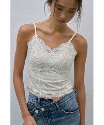 un/neu | レースフィットキャミソール(キャミソール)