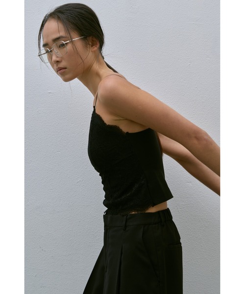 un/neu（アンノイ）の「レースフィットキャミソール（キャミソール・レディース・ホワイト/ブラック・FREE）」の11枚目の写真