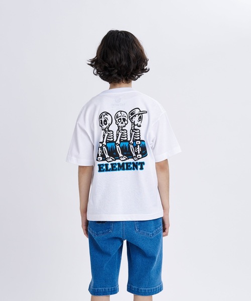 ELEMENT(エレメント)の「ELEMENT キッズ TIMBER 3 SS Y Tシャツ 【2026年春夏モデル】(Tシャツ/カットソー・キッズ・チャコールグレー/ホワイト/イエロー系その他/ブラック/グリーン系その他・LARGE/MEDIUM/SMALL/X-LARGE)」の1枚目の写真