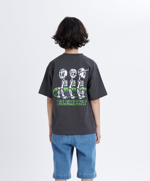 ELEMENT(エレメント)の「ELEMENT キッズ TIMBER 3 SS Y Tシャツ 【2026年春夏モデル】(Tシャツ/カットソー・キッズ・チャコールグレー/ホワイト/イエロー系その他/ブラック/グリーン系その他・LARGE/MEDIUM/SMALL/X-LARGE)」の3枚目の写真