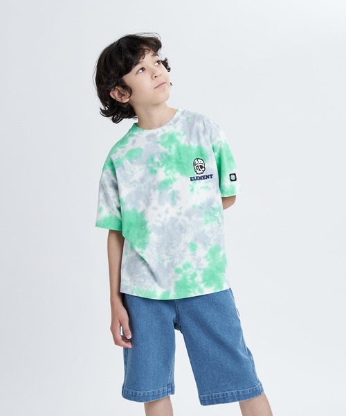 ELEMENT(エレメント)の「ELEMENT キッズ TIMBER 3 SS Y Tシャツ 【2026年春夏モデル】(Tシャツ/カットソー・キッズ・チャコールグレー/ホワイト/イエロー系その他/ブラック/グリーン系その他・LARGE/MEDIUM/SMALL/X-LARGE)」の7枚目の写真