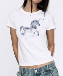 A'GEM/9 × .kom 『FANCY CLUB/ファンシークラブ』 SHADOW UNICORN TEE/シャドウユニコーンTシャツ