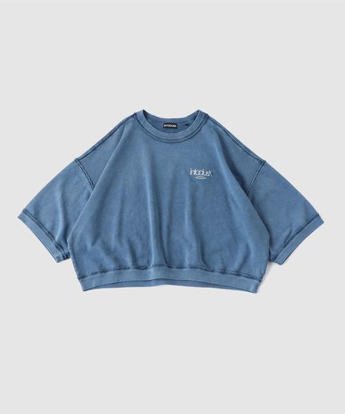 WISM(ウィズム)の「INTODUSK / イントゥダスク WELKIN GRADIENT CREWNECK(Tシャツ/カットソー・メンズ・ライトブルー/ブラック・LARGE/MEDIUM/X-LARGE)」の2枚目の写真
