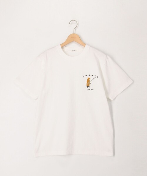 NOLLEY'S LIGHT（ノーリーズライト）の「【One Point】プリントT（Tシャツ/カットソー・メンズ・ホワイト系その他2/ホワイト/ホワイト系その他3・M/L）」の2枚目の写真