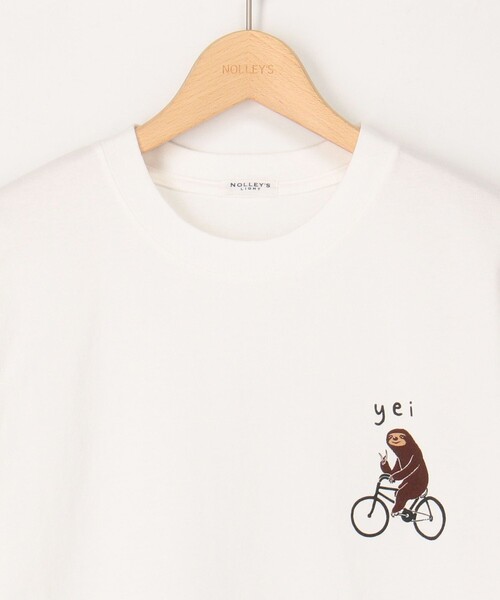NOLLEY'S LIGHT（ノーリーズライト）の「【One Point】プリントT（Tシャツ/カットソー・メンズ・ホワイト系その他2/ホワイト/ホワイト系その他3・M/L）」の10枚目の写真