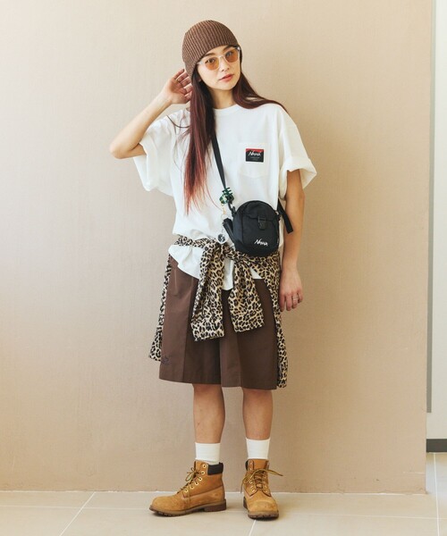NANGA(ナンガ)の「NANGA/ナンガ ECOPAK UR SHOULDER POUCH ショルダーポーチ(ショルダーバッグ・メンズ・ブラック/オリーブ・ONE SIZE)」の9枚目の写真