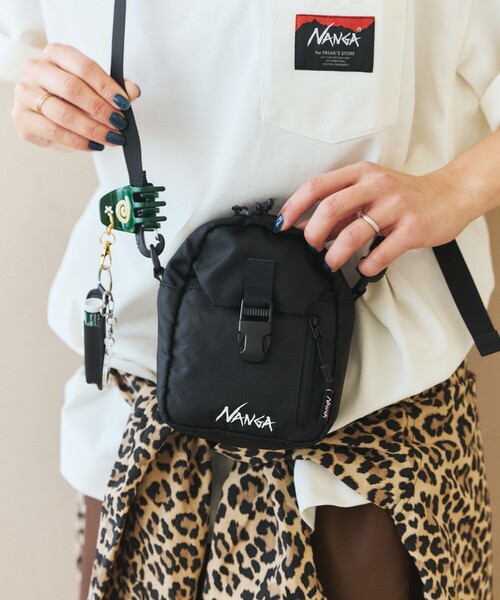 NANGA(ナンガ)の「NANGA/ナンガ ECOPAK UR SHOULDER POUCH ショルダーポーチ(ショルダーバッグ・メンズ・ブラック/オリーブ・ONE SIZE)」の10枚目の写真