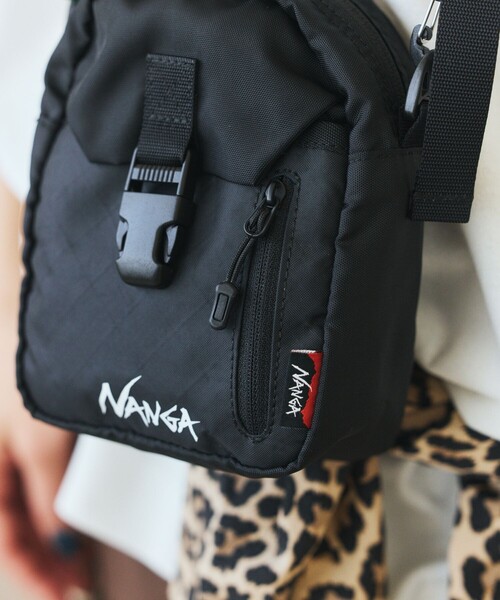 NANGA(ナンガ)の「NANGA/ナンガ ECOPAK UR SHOULDER POUCH ショルダーポーチ(ショルダーバッグ・メンズ・ブラック/オリーブ・ONE SIZE)」の13枚目の写真