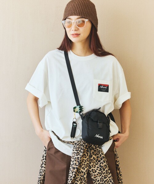 NANGA(ナンガ)の「NANGA/ナンガ ECOPAK UR SHOULDER POUCH ショルダーポーチ(ショルダーバッグ・メンズ・ブラック/オリーブ・ONE SIZE)」の17枚目の写真
