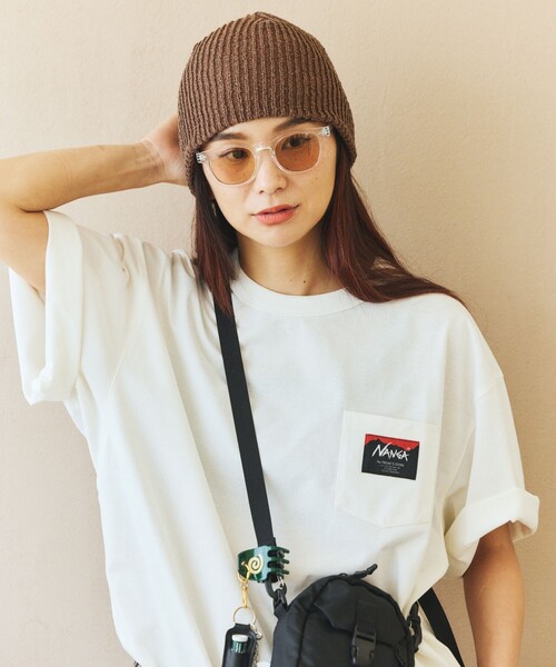 NANGA(ナンガ)の「NANGA/ナンガ ECOPAK UR SHOULDER POUCH ショルダーポーチ(ショルダーバッグ・メンズ・ブラック/オリーブ・ONE SIZE)」の18枚目の写真