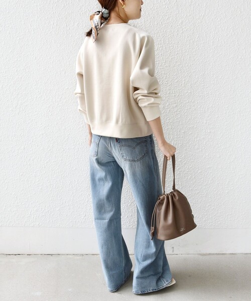 SHIPS(シップス)の「〈洗濯機可能〉コットン リブ スナップ ボタン カーディガン(カーディガン/ボレロ・レディース・ネイビー/ライトグリーン/オフホワイト・ONE SIZE)」の20枚目の写真