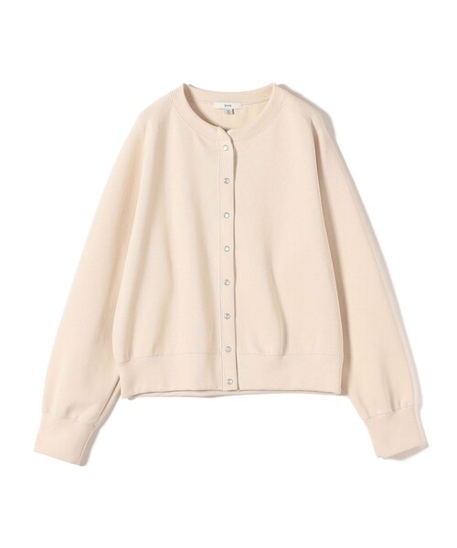 SHIPS(シップス)の「〈洗濯機可能〉コットン リブ スナップ ボタン カーディガン(カーディガン/ボレロ・レディース・ネイビー/ライトグリーン/オフホワイト・ONE SIZE)」の7枚目の写真