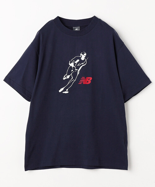 NEW BALANCE(ニューバランス)の「New Balance/ニューバランス 大谷翔平 オールウェイズオン ロゴ 半袖Tシャツ(Tシャツ/カットソー・メンズ・グレー/ブラック/ネイビー/ホワイト・X-LARGE/LARGE/MEDIUM)」の4枚目の写真