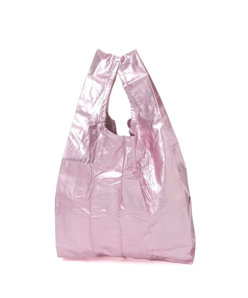 BAGGU（バグー）の「【BAGGU(バグゥ)】メタリックBABY（エコバッグ/サブバッグ・レディース・ライトブルー/ライトピンク/ピンク・0）」の12枚目の写真