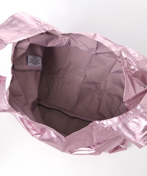 BAGGU（バグー）の「【BAGGU(バグゥ)】メタリックBABY（エコバッグ/サブバッグ・レディース・ライトブルー/ライトピンク/ピンク・0）」の17枚目の写真