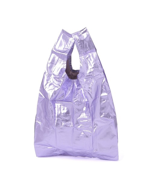 BAGGU（バグー）の「【BAGGU(バグゥ)】メタリックBABY（エコバッグ/サブバッグ・レディース・ライトブルー/ライトピンク/ピンク・0）」の9枚目の写真