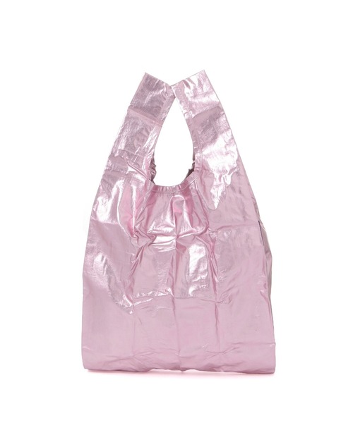 BAGGU（バグー）の「【BAGGU(バグゥ)】メタリックBABY（エコバッグ/サブバッグ・レディース・ライトブルー/ライトピンク/ピンク・0）」の10枚目の写真