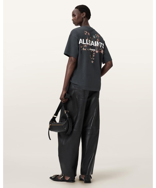 ALLSAINTS(オールセインツ)の「PENTACLE OVERSIZED ETTA T-SHIRT | PENTACLE オーバーサイズ ETTA Tシャツ(Tシャツ/カットソー・レディース・ブラック・XS/S/M/L)」の7枚目の写真