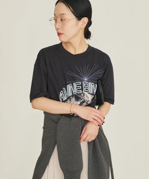 ANINE BING / アニービン WALKER TEE CALIFORNIA Tシャツ（Tシャツ